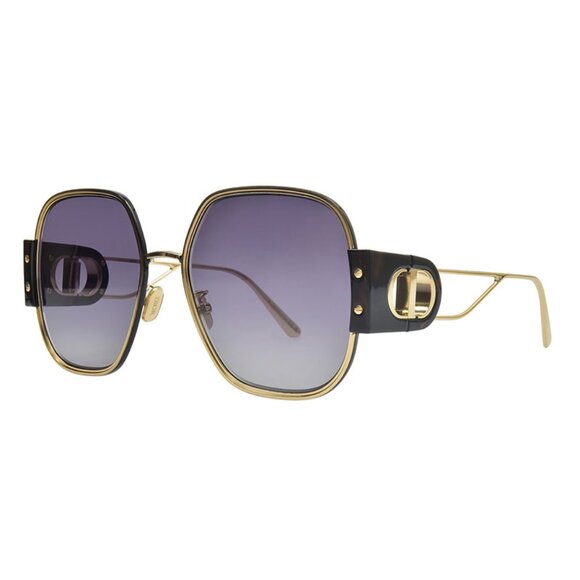 NEW AUTHENTIC DIOR 30MONTAIGNE S5U GOLD GREY SQUARE WOMEN DIOR SUNGLASSES